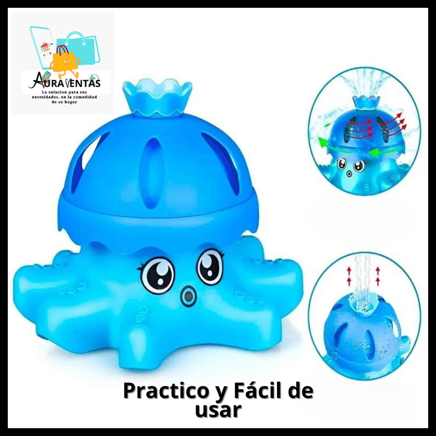 Pulpo Rociador de Agua, para jugar al aire libre.