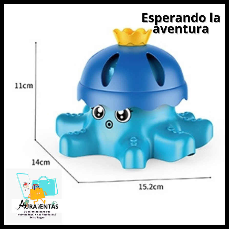 Pulpo Rociador de Agua, para jugar al aire libre.