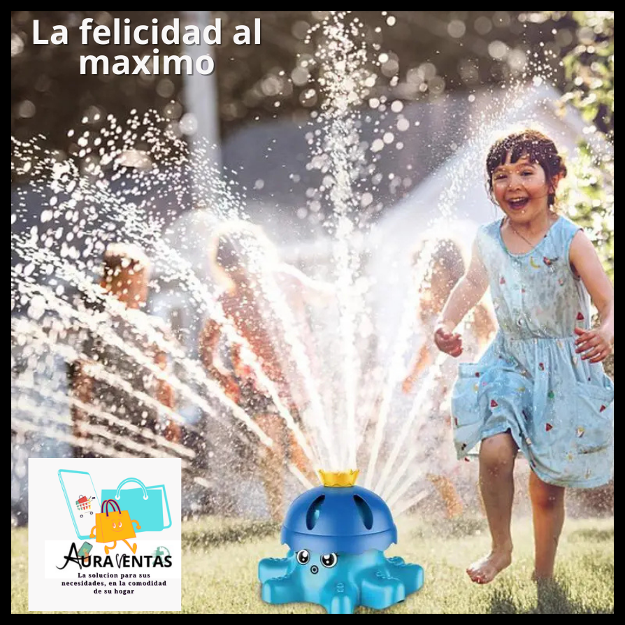 Pulpo Rociador de Agua, para jugar al aire libre.